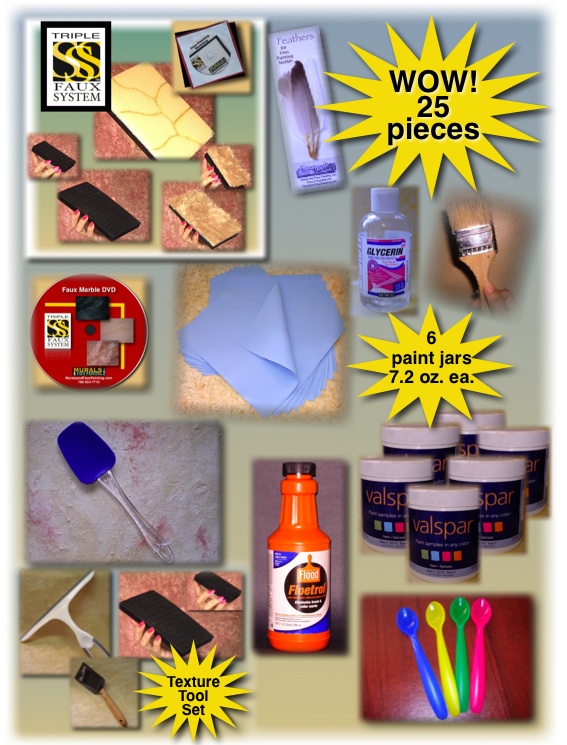 27 piece faux painting kit