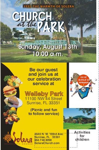 picnic flyer design