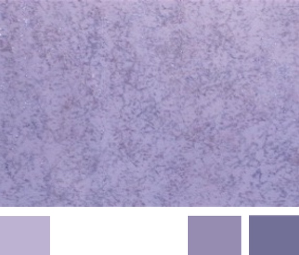 sponging in purple colors
