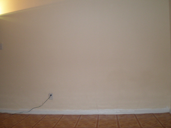 before picture of wall